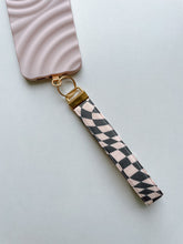 將圖片載入圖庫檢視器 Phone Wrist Strap - wavy checkerboard