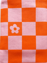 Load image into Gallery viewer, Kindle sleeve - pink &amp; orange checks
